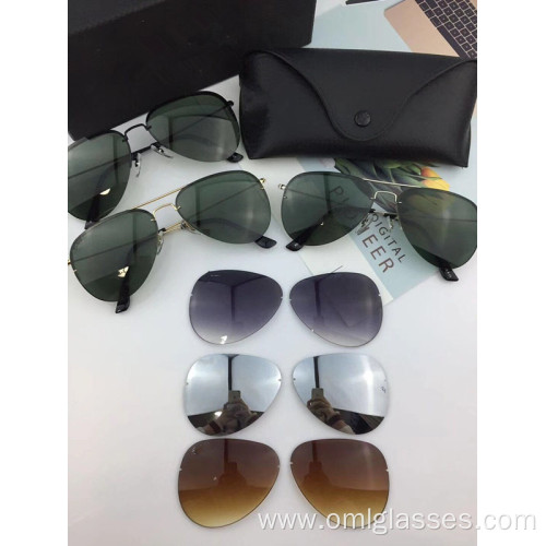 Unisex Rimless Sunglasses Fashion Accessories